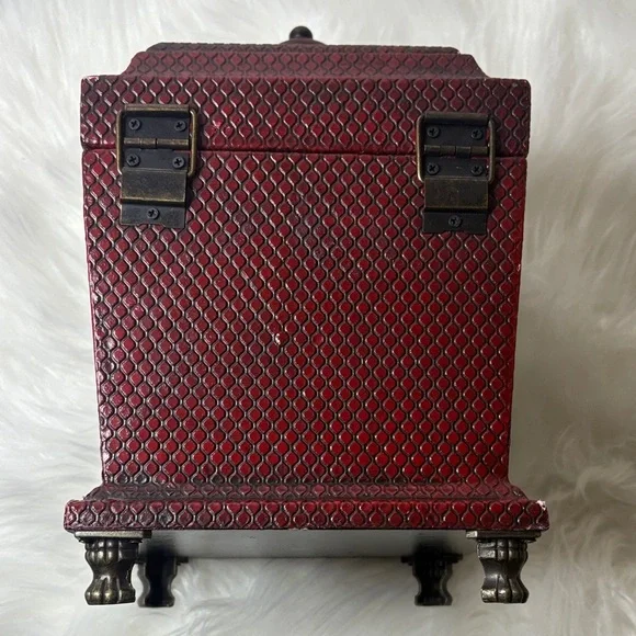 Home Interiors Burgundy and Black Wall Clock - Picture 4 of 5